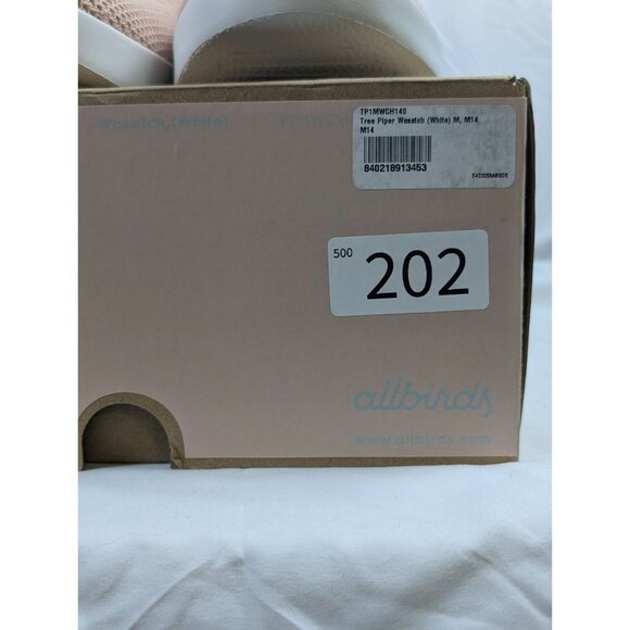 Allbirds Tree Pipers Peach White Mens 14 Lightweight Mesh Casual Walking Shoes - Picture 7 of 7